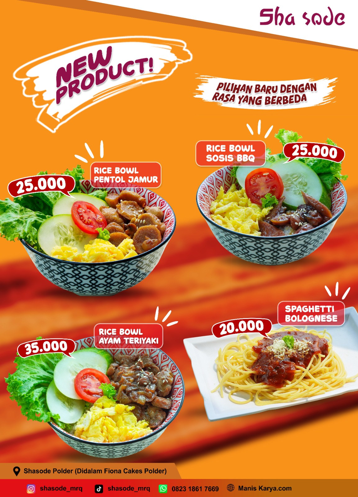 Menu Baru Sha Sode